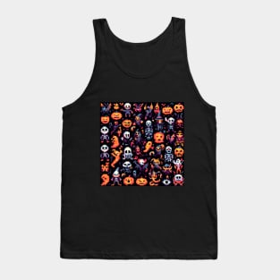 PATRON CRIATURAS DE HORROR DE HALLOWEEN Tank Top